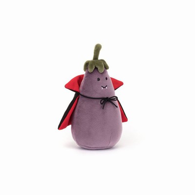 Jellycat Vivacious Aubergine Vampire | QP6491053